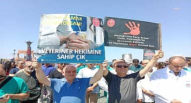 İzmir'de veteriner hekimlerden, 'Sağlıkta Şiddet Yasası' çağrısı