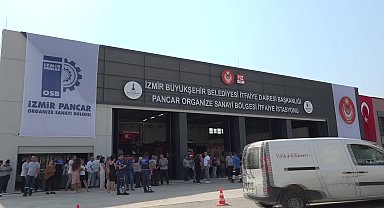 İzmir İtfaiyesi, Torbalı Pancar Organize Sanayi Bölgesi'nde müdahaleye hazır