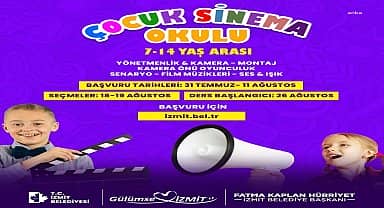 İzmit Belediyesi'nin Çocuk Sinema Okulu'na 10 günde 628 başvuru