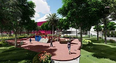 Karabağlar'da Uğur Mumcu Parkı hızla yenileniyor