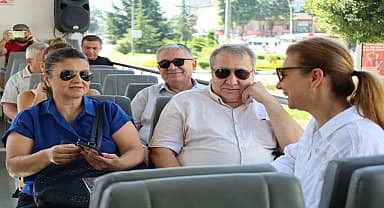 Karabük'teki basın mensupları Safranbolu'yu gezdi 