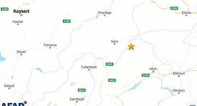 Kayseri Sarız’da 4.7 büyüklüğünde deprem