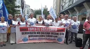 KESK Samsun Dönem Sözcüsü Çelik: 