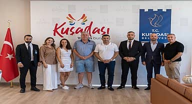 KUGİAD 10'uncu Dönem Yönetim Kurulu Üyelerinden, Belediye Başkanı Ömer Günel'e nezaket ziyareti