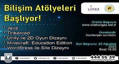 Lüleburgaz Belediyesi, bilişim atölyeleri düzenleyecek