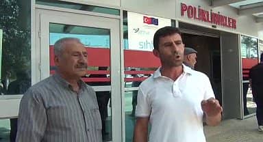 Mardin Eğitim ve Araştırma Hastanesi'nde klimaların çalışmamasına hastalar ve yakınları tepki gösterdi