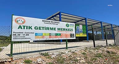 Menteşe Atık Toplama Merkezi'nde 1 yılda 10 bin 964 ton atık toplandı