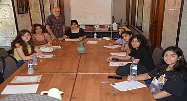 Mersin Büyükşehir Belediyesi'nden 'Akrilik Peyzaj Resim Atölyesi' çalışması