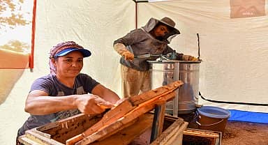 Mersin Büyükşehir Belediyesi'nden arıcılara ekipman desteği