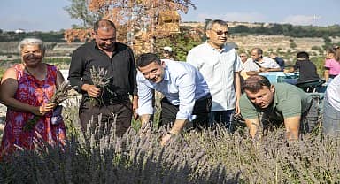 Mersin Büyükşehir'in desteklediği Çaltıbozkırlı üreticiler, 5. kez hasat mutluluğu yaşadı