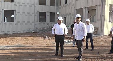 Mersin Yenişehir Belediye Başkanı Özyiğit, Betem inşaatını inceledi
