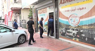 Mersin Yenişehir Belediyesi'nden yabancı dilde tabela denetimi