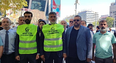 Milli Yol Partisi'nden vergiler ve zamlara karşı 