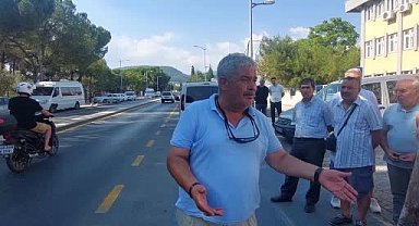 Muğla'da çimento fabrikası yapımına karşı mahkeme önünde başlatılan adalet nöbeti sürüyor
