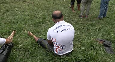 Muratpaşa Belediye Başkanı Uysal, başpehlivanlarla bir araya geldi