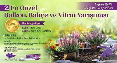 Safranbolu Belediyesi'nin '2. En Güzel Balkon, Bahçe ve Vitrin Yarışması'na başvurular sürüyor
