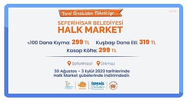 Seferihisar Belediyesi'nden ucuz et müjdesi