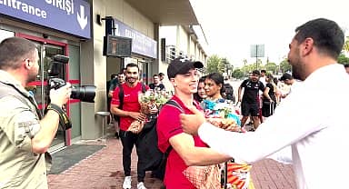 Seyhan Belediyesi'nden Cimnastik Milli Takımı'na coşkulu karşılama