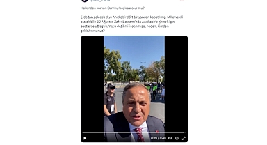 Seyit Torun: “Cumhurbaşkanı gelecek diye her tarafı kesmişler törene katılamıyorum”