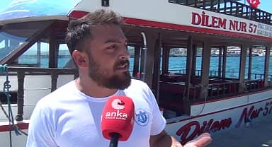 Sinop'ta Gezi Teknesi İşletme Sahibi Ertop: "Geçen sene yolcu ücreti 50 lira alıyorduk.Şu an 70 lira alıyoruz ve insanları bindiremiyoruz"
