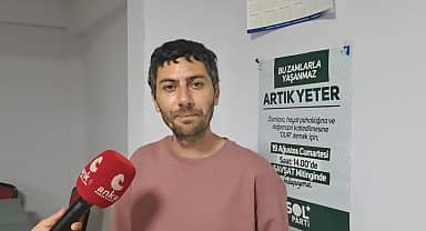 Sol Parti, 19 Ağustos'ta Artvin Şavşat'ta zamlara karşı miting düzenleyecek. Önder İşleyen: "Bu toplumda bir avuç haraminin dışındaki tüm kesim açlığa ve sefalete mahkum edilmiş durumda"