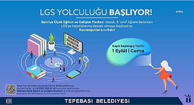 Tepebaşı Belediyesi LGS'ye hazırlanan öğrenciler için destek programı açıyor