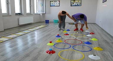 Tepebaşı'nda özel bireylerin fiziksel gelişimi sporla destekleniyor
