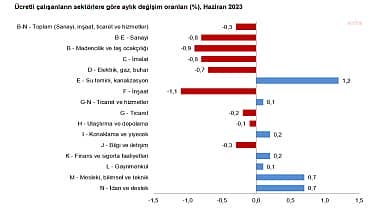 TÜİK: Ücretli çalışan sayısı haziran ayında geriledi
