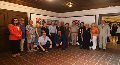 Tümgeneral Selahattin Kısacık anısına düzenlenen "Sanat 76 Karma Resim Sergisi" Eskişehir'de açıldı