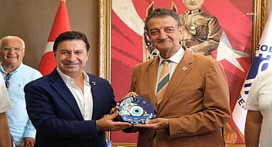 ADD Genel Başkanı Bozkurt'tan Bodrum Belediye Başkanı Aras'a ziyaret