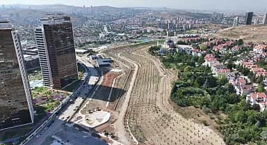 Ankara Büyükşehir, 130 bin metrekarelik Lodumlu Parkı'nda çalışmalarını sürdürüyor