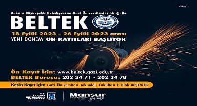 Ankara Büyükşehir'in Beltek yeni dönem kurs kayıtları başlıyor