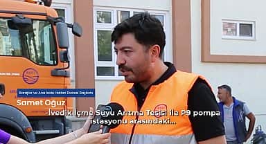 Ankara'yı besleyen ana isale hattındaki arızaya müdahale edildi