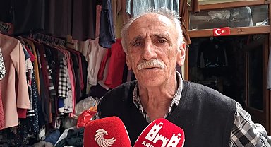 Ardahan'da ikinci el kıyafet satan Yadigar Çoban: "İnsanlar ikinci el elbise alırken bile zorlanıyorlar"