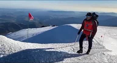Ardahanlı Dağcı Doğu Yılmaz, Kafkasya'da 5 bin 642 metrelik Elbruz Dağı'na tırmandı