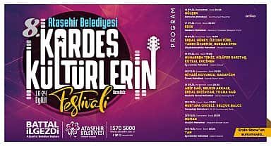 Ataşehir'de "Kardeş Kültürlerin Festivali" 16 Eylül'de başlıyor