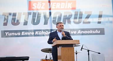Bayraklı'da Yunus Emre Kültür Merkezi ve Anaokulu'nun temeli atıldı