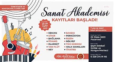 Bilecik Belediyesi Sanat Akademisi kayıtları başladı