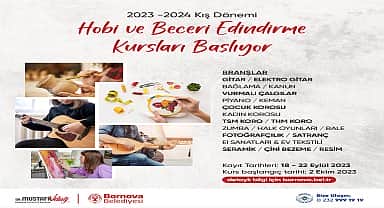 Bornovalılar için hobi edindirme kursları başlıyor