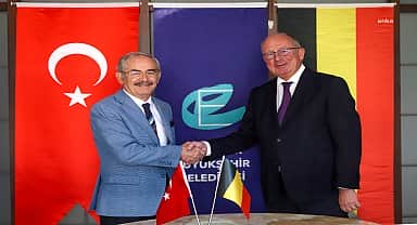 Büyükelçi Huynen'den Yılmaz Büyükerşen'e ziyaret