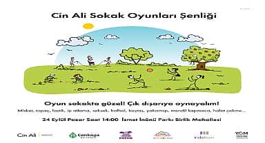 Çankayalı çocuklar, Cin Ali Sokak Oyunları Şenliği'nde buluşuyor