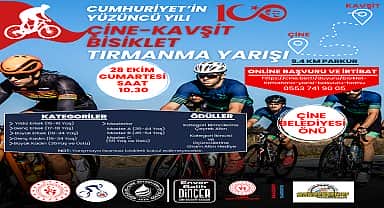 Çine'de pedallar Cumhuriyet'in yüzüncü yılı için çevrilecek