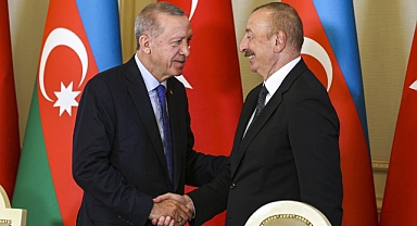 Cumhurbaşkanı Erdoğan, Azerbaycan Cumhurbaşkanı İlham Aliyev ile görüştü