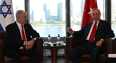 Cumhurbaşkanı Erdoğan, İsrail Başbakanı Netanyahu ile görüştü