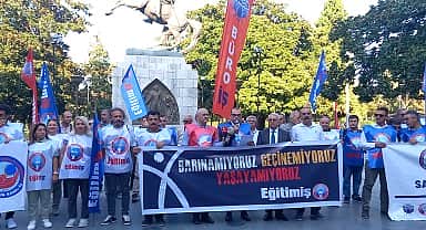 Eğitim- İş Samsun Şube Başkanı Erken: "Ay sonunu bekleme halimizi bitmeyen bir kara kışa çevirdiler"