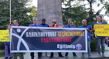 Eğitim-İş Trabzon Şube Başkanı Tamer Özlü: "Toplu sözleşme müsameresinde perde yine yoksullukla kapanmıştır"