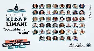 Gemlik Belediyesi tarafından düzenlenen "Gemlik Kitap Limanı" 16-24 tarihleri arasında kitapseverleri bekliyor