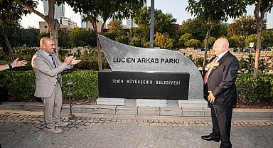 İzmir'de Lucien Arkas Parkı açıldı