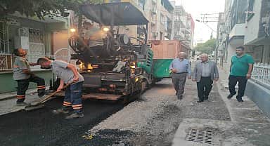Karabağlar Belediye Başkanı Selvitopu'dan Bahar'da asfalt denetimi