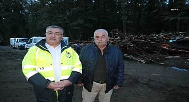 Kırklareli Belediye Başkanı Kesimoğlu afet bölgesinde